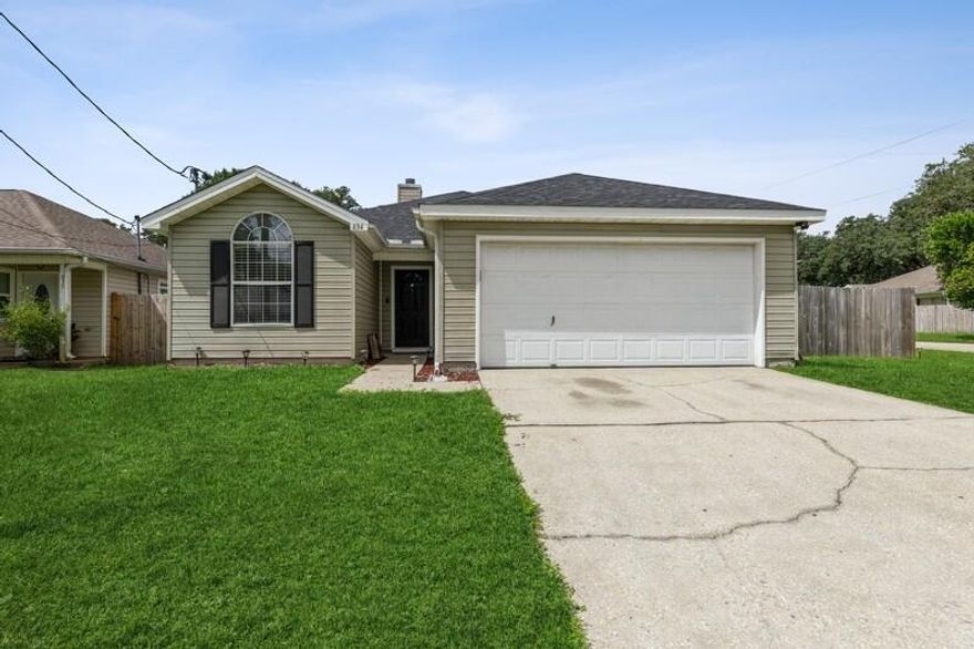 Stunning home in FWB is within minutes to beaches, shopping, Hurlburt, & Eglin AFB!  3 bedrooms, 2 full baths, & a 2 car garage! Perfectly Situated on a corner lot and giving you tons of space for entertaining, relaxing, & more! The main living space boast tall ceiling and tile throughout. Wait till you see the fireplace! It is floor to ceiling tile & makes for a grand feature in the living space! In the kitchen you will find oak cabinets, new hardware, and stainless steel appliances. The main bedroom is oversized & has a double vanity. The bedrooms all have a new LVP flooring throughout to add to the many other upgrades this home has to offer! A few additional upgrades are a 1 year old roof, new flooring, new HVAC, & a new hot water tank. This home is just ready for new owners to love it