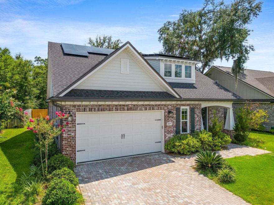 Come see this gorgeous custom built home today! If you need plenty of space this one's for you. It's rare to find a 5 bedroom, 4 bath home plus an office that could be used as a sixth bedroom, exercise room , craft room - the possibilities are endless. Built in 2020 the kitchen is a chef's dream with warm wood cabinets and durable quartz countertops accented with beautiful glass subway tile backsplash. You'll enjoy the five burner stainless steel gas cooktop, wall oven plus microwave and high end side-by-side refrigerator. The breakfast bar is the perfect spot for a quick bite to eat or you can use the dining area which overlooks the screened porch and partially fenced backyard. The large first floor master bedroom has a sitting area as well as walk in closet and en suite master bath  featuring a whirlpool tub, oversized tile shower with 3 rain shower heads plus a handheld and you'll never have to worry about running out of hot water with a Rinnai tankless hot water heater. Double sinks and a dedicated vanity area and premium lighting complete your own personal space. Don't miss the opportunity to occupy this stunning, spacious home! Call for your showing today!!!