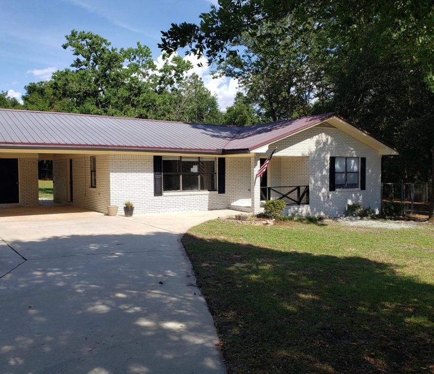 ** New Pictures Soon! Completed updated 3/2 brick home on 2 acres --There is an additional 600 foot detached building in back -- man cave or studio--