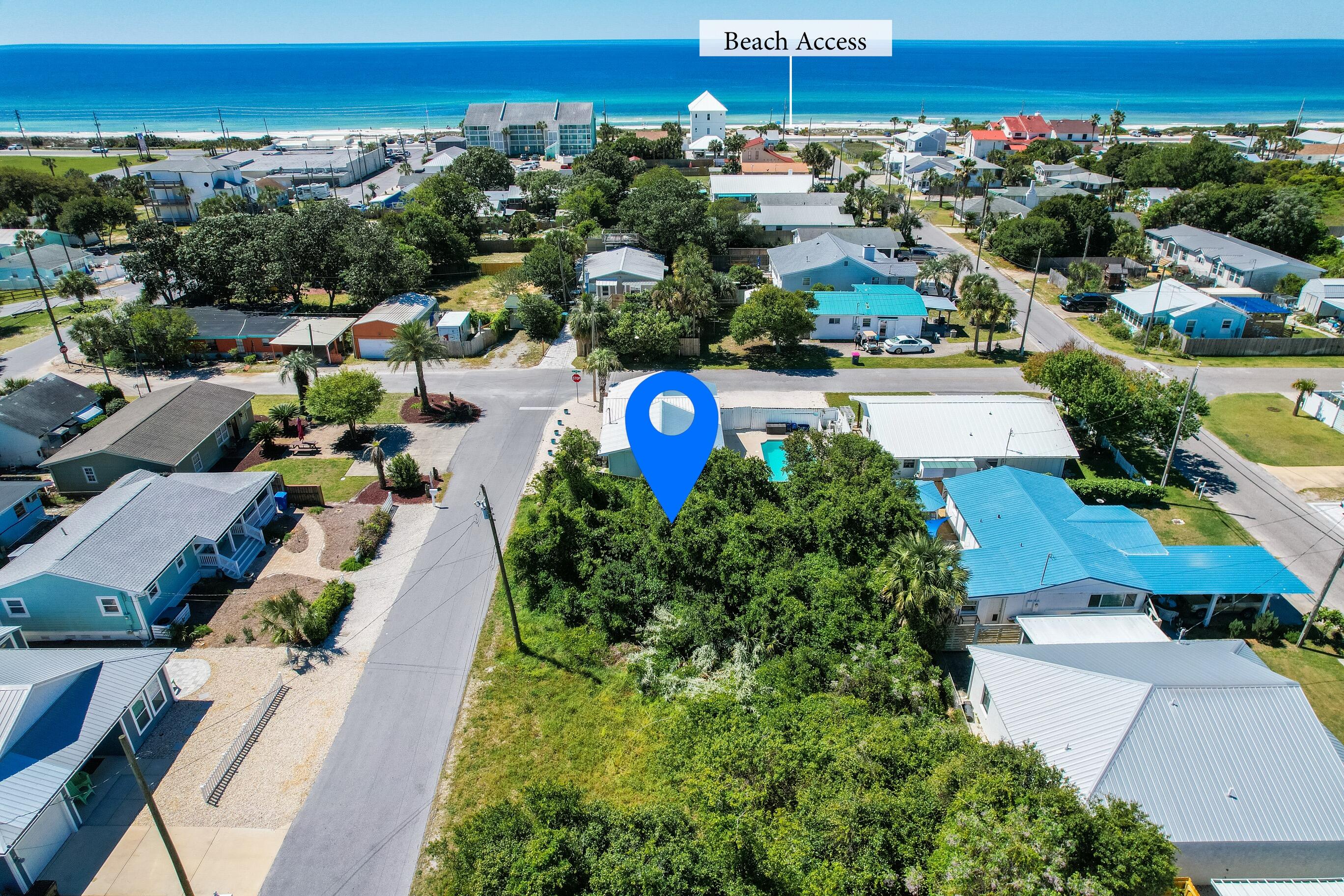 Build your dream beach home on this residential lot just 1 block from the beautiful sandy shores of Panama City Beach. Located in the desirable West end of Panama City Beach, this lot is within walking distance to the beach and offers the perfect opportunity to create your own oasis in paradise. Best of all, there are no HOA fees to worry about. There is an adjacent lot right next to this one same size (205 Corto Pl) that can be bought together. I have floorpans of homes built on this size lot, which can be disclosed per request. Don't miss out on this prime piece of real estate in one of Florida's most sought-after beach communities.