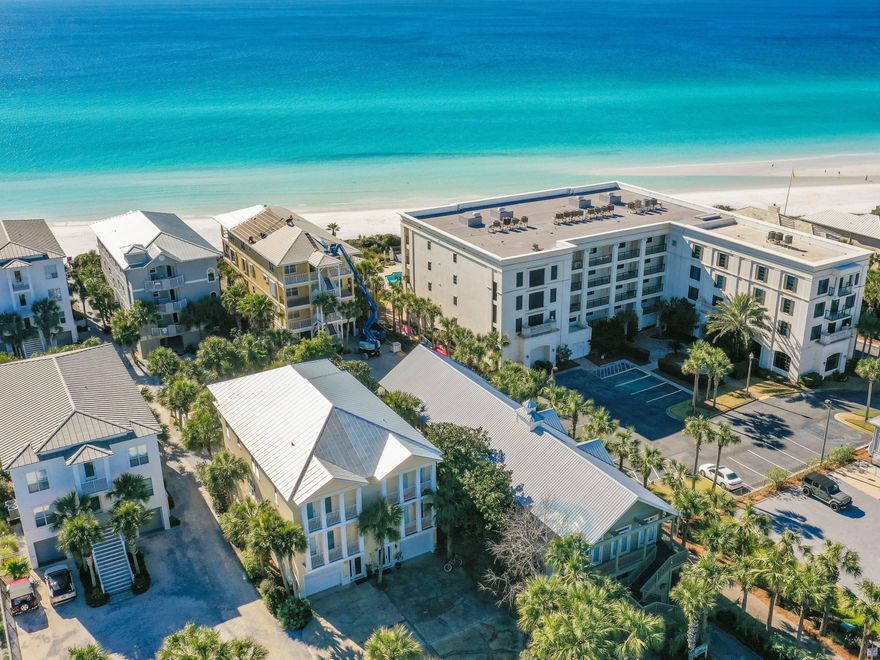 Under contract with 72 Hour Kick-out clause in place. Beautiful property located south of Hwy 30A and just steps to the private, deeded beach access. 5 bedrooms and 5 full baths, large living spaces, multiple balconies with amazing gulf views. This one has it all.