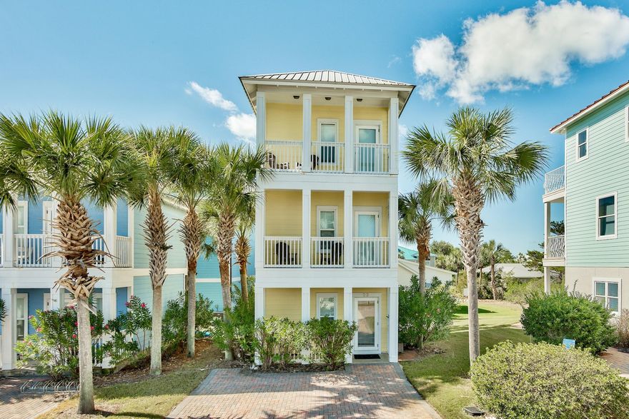 This 3-story light and bright Florida cottage is within walking distance to the beach and is located on a quaint cul-de-sac. Located in the beautiful Village of Blue Mountain Beach, two bedroom, two full bath home is perfect for a primary residence, second home, or a vacation rental. The main living area is located on the second floor. Enjoy your morning cup of coffee on one of your two balconies as you listen to the sound of the waves and feel the salt air. The Village of Blue Mountain Beach has a cabana pool, shuffleboard courts, fitness center, community sidewalks and more. Spend the day shopping, biking, or enjoying the local eateries. Blue Mountain Beach is centrally located and is close to Gulf Place, Grayton Beach, Watercolor and Seaside.Net Rental Income 2017 $24,518