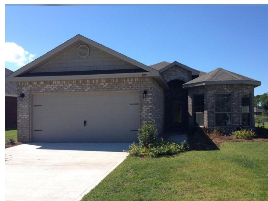 The home is located in Driftwood Estates, a sought after residential community close to the Beaches of South Walton, the Grand Boulevard shops and dining, the Wharf at San Destin, and Highway 30A. This home is within minutes of Sacred Heart Hospital, South Walton Fire District #7 (paramedics), and multiple grocery stores. This all brick home has been carefully maintained and is perfect for a small family, couple, or retirees. Commercial sized gutters and downspouts. Custom irrigation system, and pump. Recently repainted interior with all new white wooden blinds installed on all windows. The home is like new! Everything in the home is all on the same level as concrete ramps have been tastefully installed at all entrances to the home - no steps up or down!