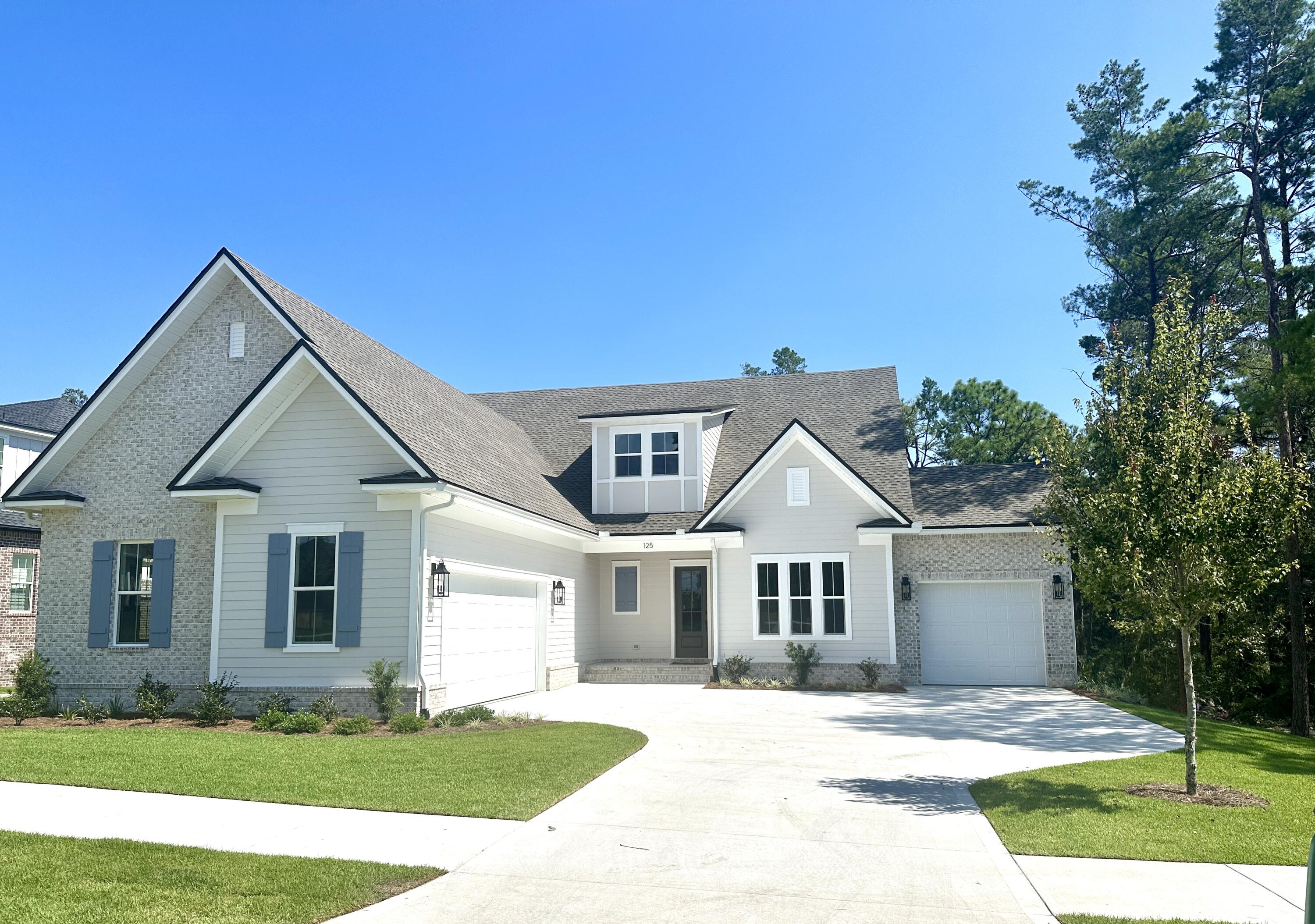 This beautiful new home built in the sought-after Deer Moss Creek will be ready for a family to move in within the August timeframe. With 4 BR, 3 1/2 BA, a study AND a Bonus room, there is plenty of room for everyone. Let's not forget it also has a 3 car garage! This home will host 10 ft. ceilings with crown molding throughout main floor with 9 ft. on second. Ready for fresh air, you can relax on the enclosed back porch or enjoy the deck. Home will be pre-wired for security and sound. DMC is a master planned development that will have mixed use options in addition to residential such as a town center, pool, recreation and clubhouse, nature trails and business park.