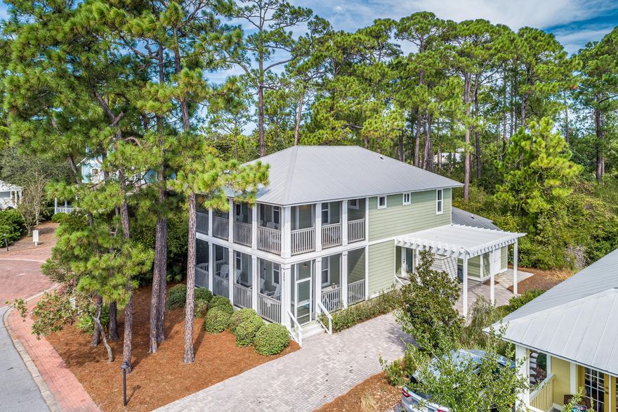 Gorgeous ''like new'' 4 bedroom located in Cassine Village of Seagrove Beach! Offering a master downstairs with an open kitchen & dining area and 3 guest bedrooms upstairs. Spacious outdoor screened porch areas, a downstairs laundry with side entry access & storage shed for all the beach toys! Property accommodates 10 beach lovers and can be utilized as a rental, second home or primary residence. Interior recently painted & wood flooring refinished - September 2019. Cassine Village amenities include two pools, tennis courts and nature trails. Seagrove Beach has several public accesses to choose from. An ideal rental property as it currently is, this beach home is located not only within walking/biking distance to the beach but also to many Seagrove restaurants such as Angelina's