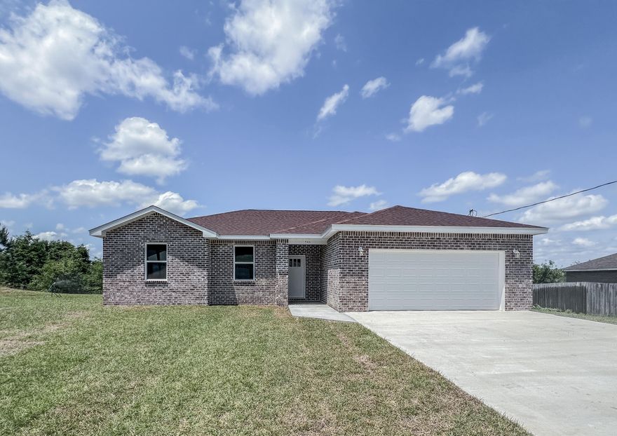 Available now and move in ready!  Beautiful brand-new home has over 1568 square feet of living space.  Open concept living floor plan, fabulous kitchen with granite countertops and a must see.  Spacious bedrooms and bathrooms boast great fixtures and neutral paint throughout.  Easy access to beaches, bases and shopping.  No inside smoking or vaping.  Home is located in a cul de sac and features parking and storage options with a partially fenced lot.  Pets will be allowed with homeowner approval and a $400 non-refundable pet fee.  www.rentgoodlife.com