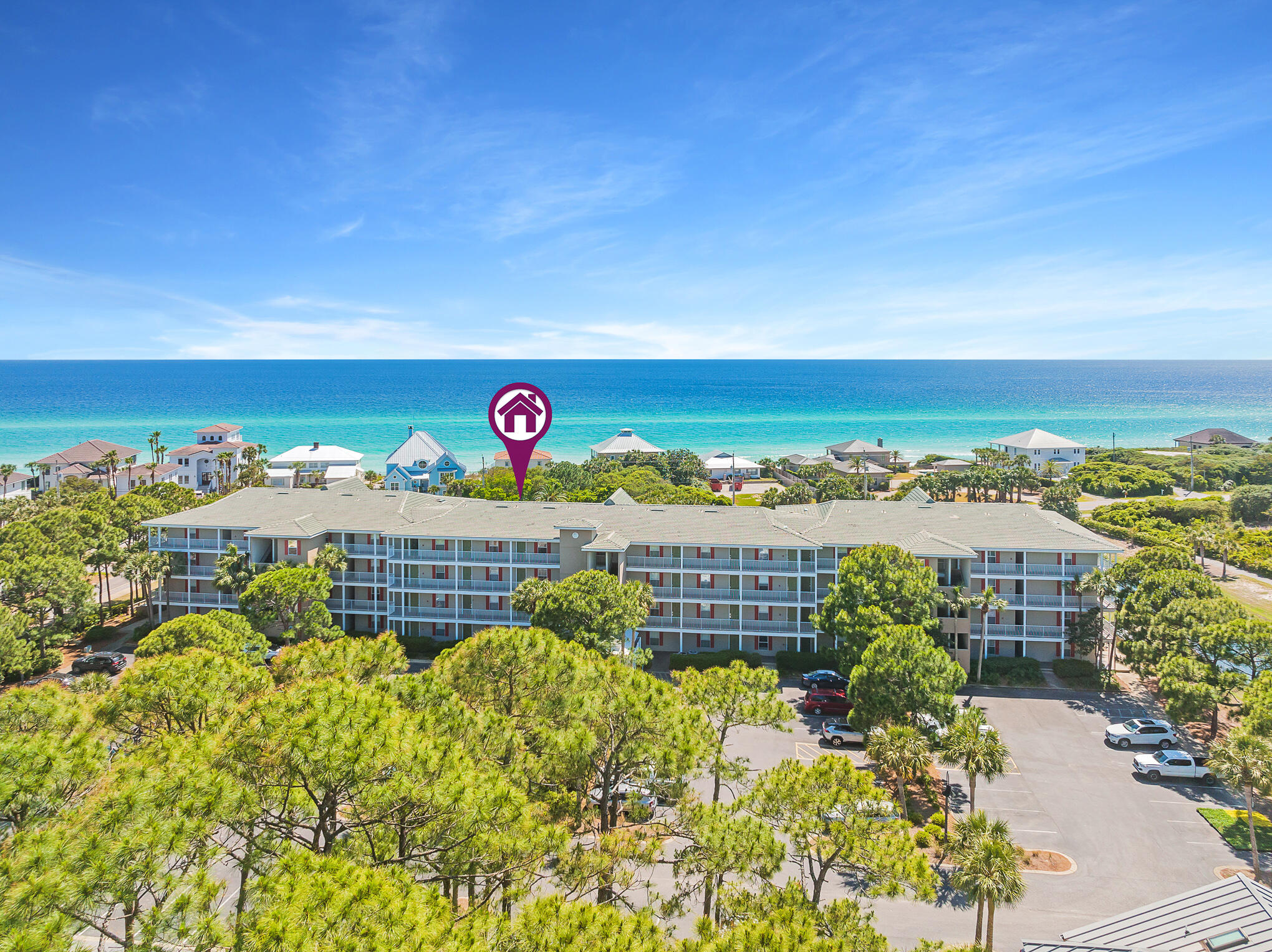 Gulf Place Caribbean is located directly on West side of 30A in Santa Rosa Beach. Enjoy gulf views from this third-floor gem! This beautiful updated condo features granite countertops, custom backsplash, luxury vinyl flooring, and comes fully furnished! Conveniently located in the heart of Gulf Place town center, everything is within walking distance! Enjoy lunch or dinner with a view overlooking the gulf at Shunk Gulley, or another favorite the Perfect Pig! The Caribbean at Gulf Place also has 3 private pools, (one heated), tennis courts, corn hole, shuffle board, and green space for live music!This gorgeous condo is so much more than just having a great place to stay and see the Emerald Coast, this place offers an experience that you'll never forget!