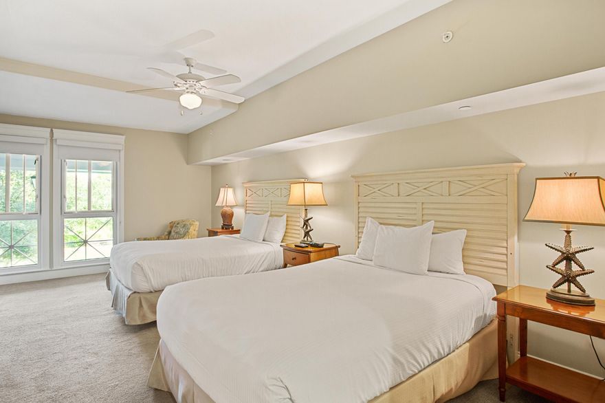 Located on the 2nd floor of the Grand Sandestin, this spacious studio offers two queen beds, a dining table for 2, and a flat screen t.v. A convenient kitchenette provides you with a min-fridge, microwave, and sink. This condo is offered fully furnished. The Grand Sandestin welcomes you with gracious architecture and luxurious amenities including a fitness center, swimming pool, & on-site check in. Enjoy the location adjacent to the Village of Baytowne Wharf, a pedestrian market place that hosts a variety of dining and shopping venues as well as day & night activities for all ages.