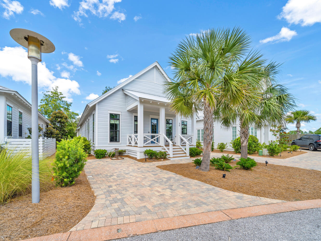 AMAZING 30A LONG TERM RENTAL IN CYPRESS DUNES! Three bedroom/2 1/2 bath, one story coastal cottage. Two driveway spaces to park and an additonal storage area for bikes and such. Beautiful spacious screened in back porch and large front porch for gatherings. Home is on a cul de sac with little street traffic. Home sits across from one of the landscaped ponds where you can see the birds and hear the frogs in the evenings. Home comes completely furnished. This would be a perfect home for those who are building or just moving to the area. Cypress Dunes offers many amenities including two pools, tennis, pickleball, a green space, workout room, community fireplace, and clubhouse. This would all be included in monthly rental price. Cypress Dunes also has beautiful nature bridges.