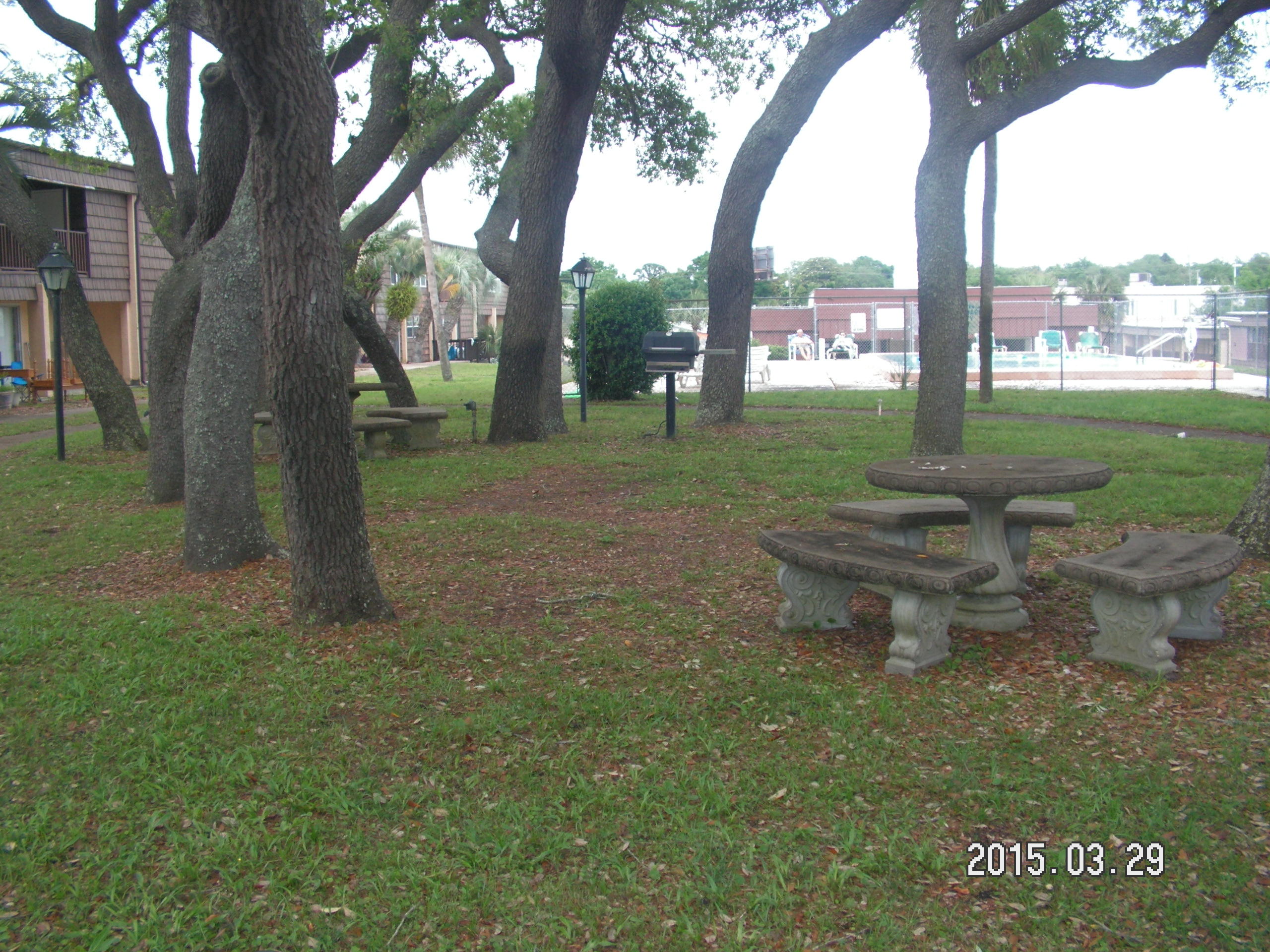 Great Location close to shopping and the Beach. This unit has been taken down to the studs so you can remodel exactly as you would like. This Facility offers a tennis court swimming pool, the court yard has picnic tables and BBQ grills under mature Oak trees for your enjoyment.