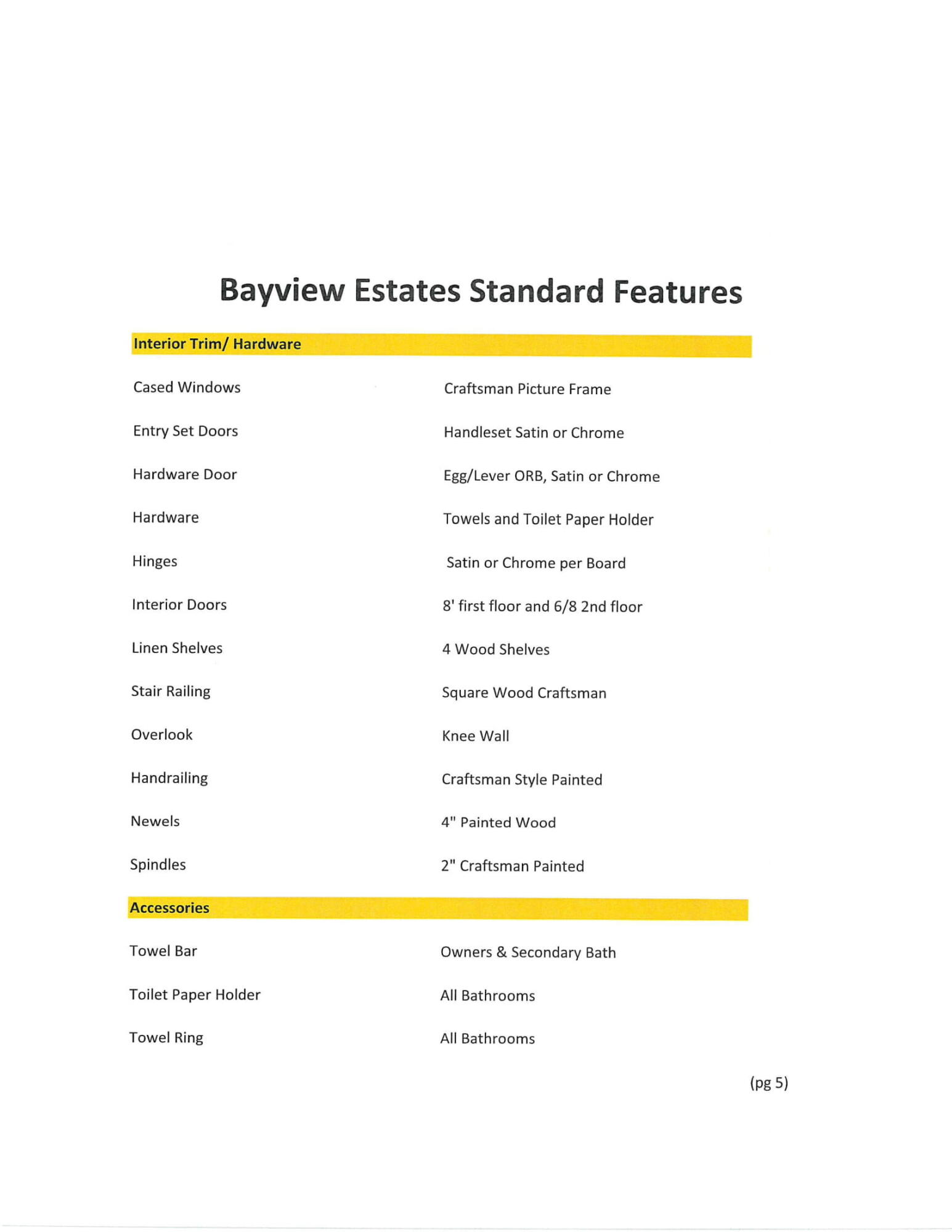 Bayview Estates - Residential