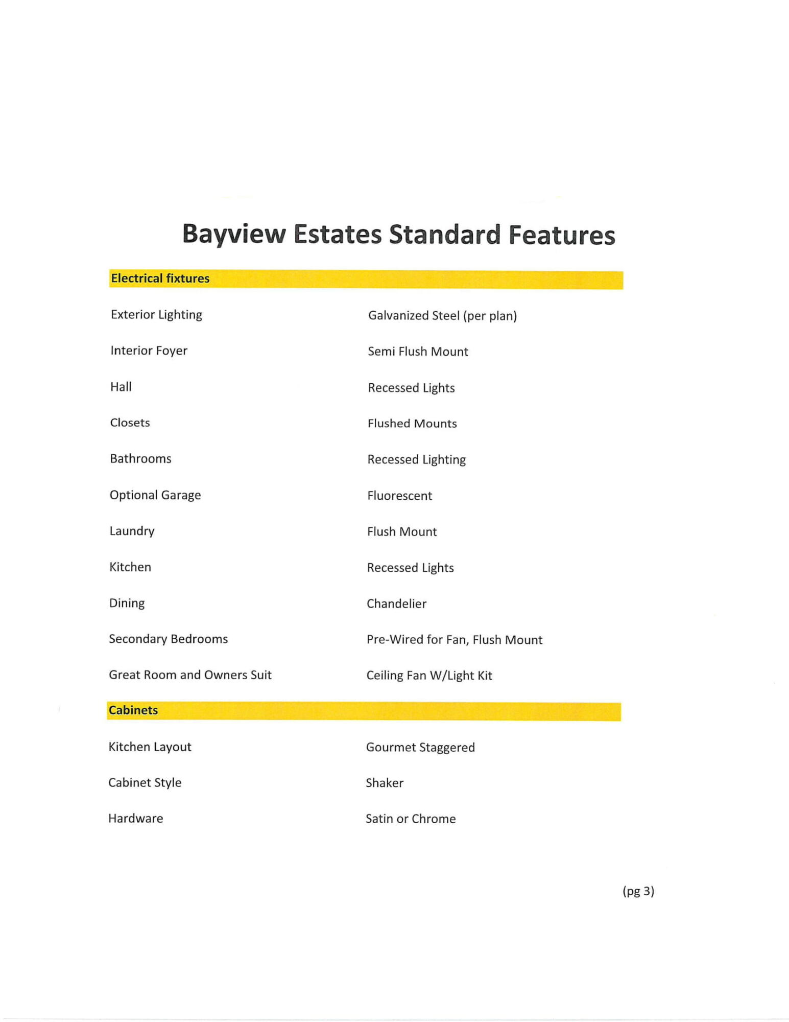 Bayview Estates - Residential