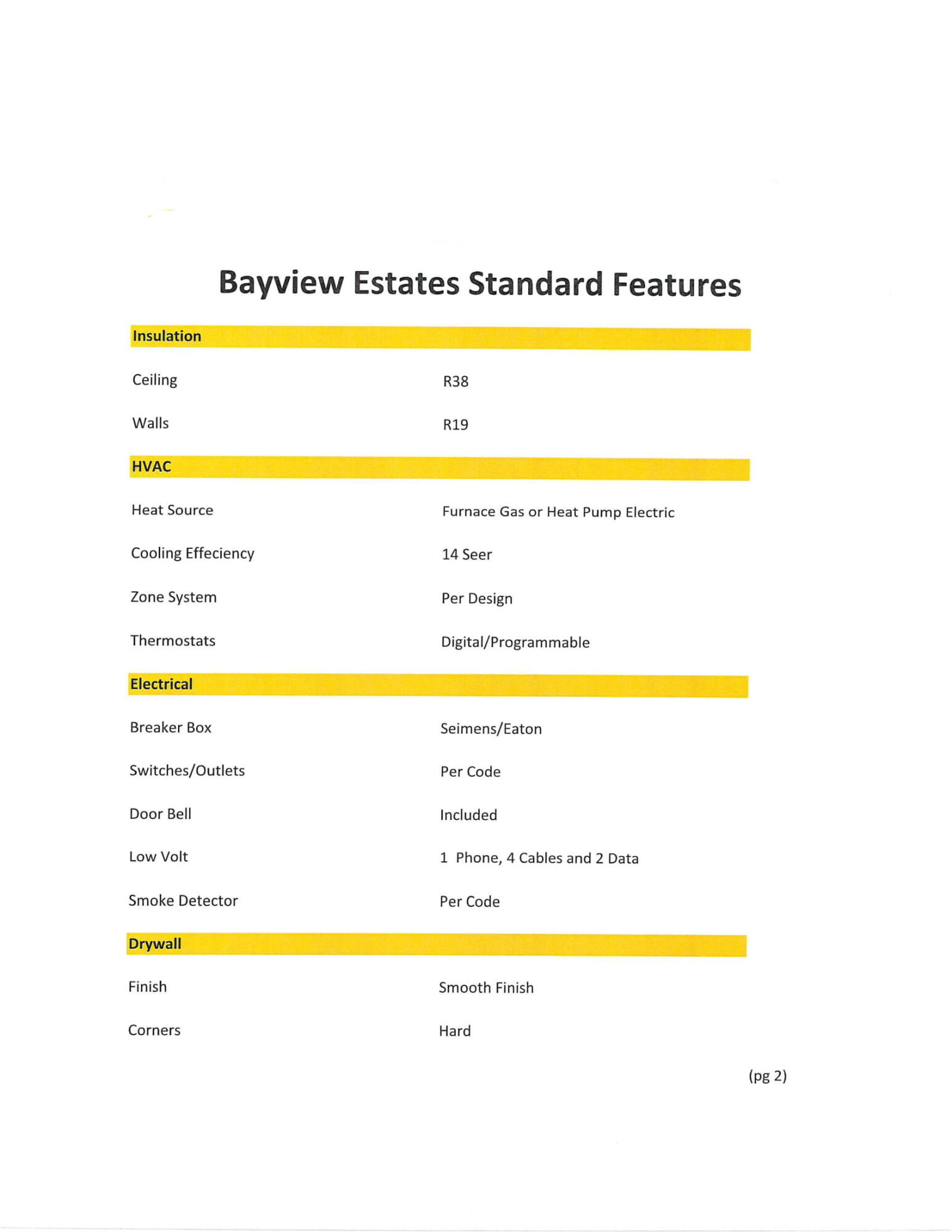 Bayview Estates - Residential