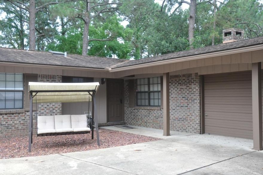 This all-brick home has been recently renovated and features a tranquil lake just 47 feet from your home! Home includes three bedrooms, two bathrooms, a 2-car garage with separate doors, and a nice looking deck overlooking the lake. Brand new carpeting, paint, and tile located throughout the home. Kitchen has various features including stainless steel appliances, hardwood cabinets, a pantry, and new formica countertops. Brand new custom designed tile was recently installed in the kitchen. Home contains both a living room and family room, which boasts a lovely brick fireplace. The master bathroom includes a brand new deep-soaking tub to relax in after a long day. The location is ideal and provides an easy commute to both bases!