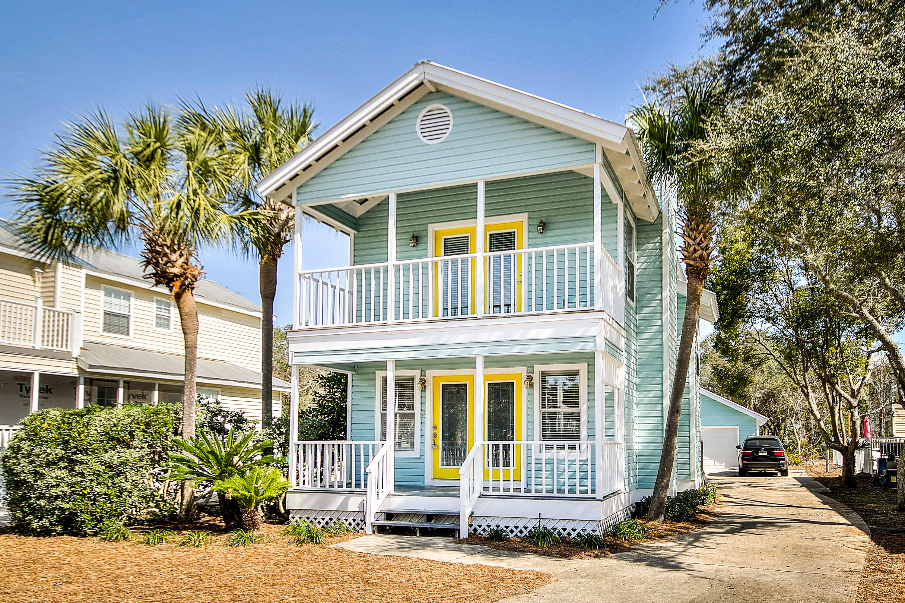 CONTINGENT ON VA FINANCING. ACCEPTING BACKUP OFFERS, Adorable totally remodeled beach house in desirable Crystal Beach! 3 bedrooms plus bunk room!! It's just a short stroll to the beach, 6th house from beach access on Scenic Gulf Drive! Charming beach house featuring large porches on the first and second levels, fireplace in living area, wood floorings, updated kitchen and baths and detached 2 car garage that could be converted to guest house! New metal Roof on Home and 2 car garage! Perfect location, right in the heart of Crystal Beach, close to shopping, restaurants, movie theatres, special events and shopping at Destin Commons. Hardi plank exterior. Don't want to miss this one! There's plenty of room to add a private pool! No HOA fees! Rental projection $52000 if sleeping 12 attached