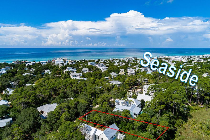 Excellent location for a private homesite within an easy walk to Seaside and the world's most beautiful beaches. Large homesite backs up to a canal that allows access to Western Lake via canoe or kayak. Located on a dead end street with privacy in the back. Easy access to nearby amenities (Grocery, cleaners, restaurants, and shops). 'Old Seagrove' with mature trees and new homes on each side of this beautiful homesite. Beach access between Dogwood and Thyme on 30-A.