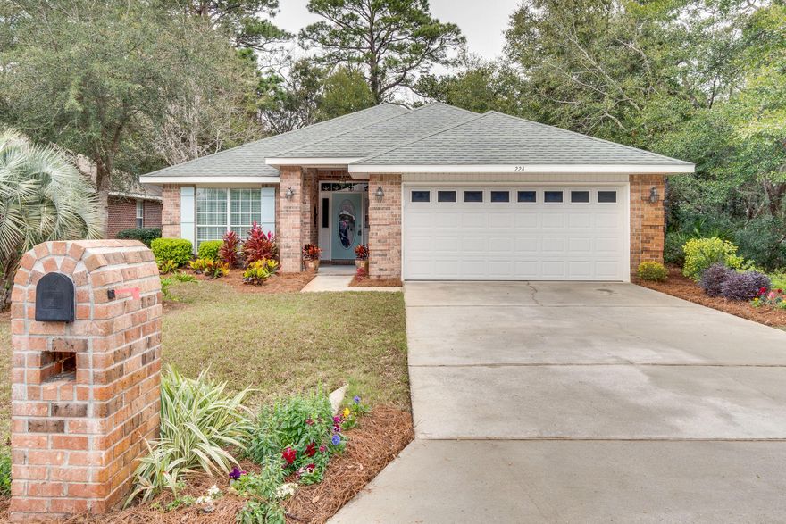 Better than new! Be sure to take a look at the Matterport 3D tour to see how meticulously this home has been maintained. The open floor plan lives large with its high ceilings and abundance of natural light. The home features split bedrooms and central living areas that make it perfect for entertaining. The home has been recently painted and features upgrades such as ceramic tile in the living areas and bathrooms. The kitchen is sure to please the chef in the family with an abundance of space for meal preparation. Notice the nicely appointed stainless steel appliances and granite counter tops. Be sure not to miss the oversized pantry. The master suite is tucked away at the back of the home and has a picturesque view of the back yard. The master bath has double vanities and a brand new