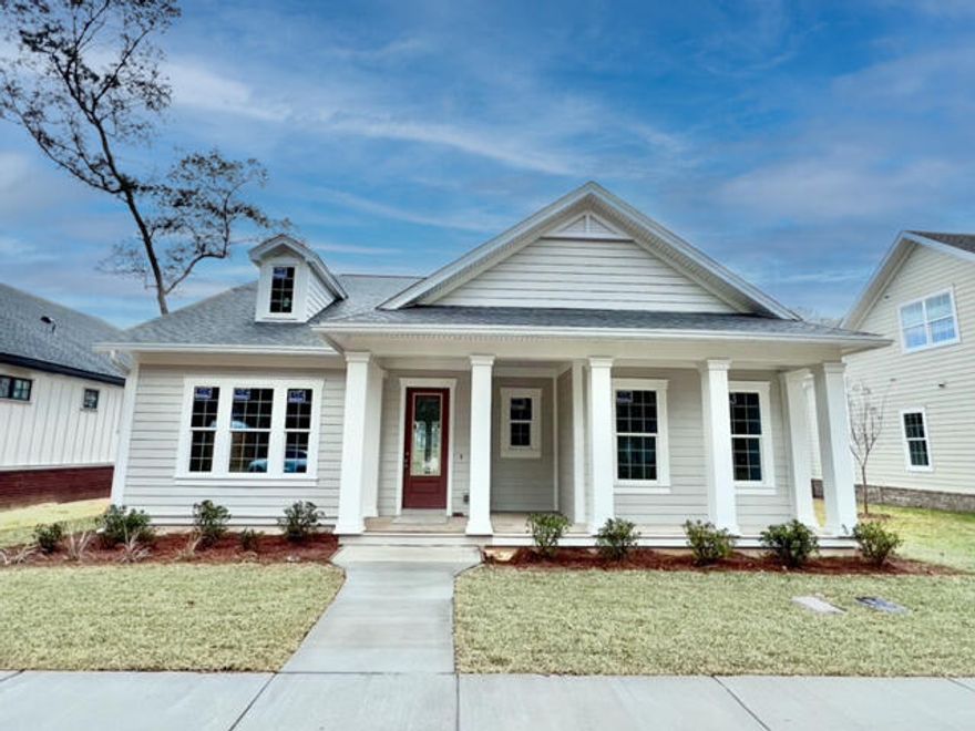 Builder offering up to $20k towards rate buy downs, plus the 1% towards closing costs. Beautiful new 2 story home in Deer Moss Creek, Niceville's newest community! This park-front home feature 4 bedrooms and 2.5 baths. The master bedroom and guest bedroom are on the first floor. The 2 additional bedrooms, loft and a full bathroom are on the second floor. This beauty boasts an open floor plan, 10' ceiling, 8' back sliding door, back and front porch, gorgeous kitchen, white shaker cabinets, granite countertops, stainless appliances, and engineered hardwood flooring.  Estimated Completion: February 2023