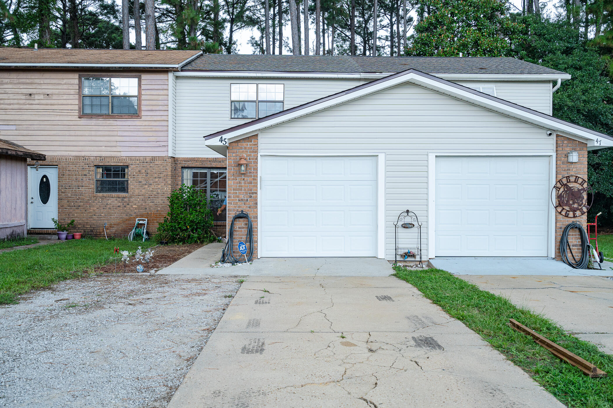 This two-story townhome offers a great opportunity for home buyers in the charming town of Shalimar. No HOA and conveniently located near two Air Force bases (Eglin and Hurlburt Field). Recent updates include a brand new Roof and HVAC installed August 2022. This property features a 1 car garage equipped with a window A/C unit, and plenty of parking space in the driveway. The cozy backyard includes a spacious wooden deck and privacy fence. As you enter the townhome the first level includes tile and vinyl plank flooring. The kitchen features granite countertops, oak cabinets, a breakfast bar and stainless steel appliances. The first floor also conveniently includes a full bathroom with a washer and dryer. The upper level features three bedrooms, a full bathroom, and a linen closet.