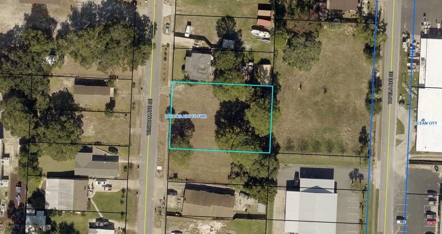 Third of an acre lot in central Fort Walton Beach. Ready for your dream home .