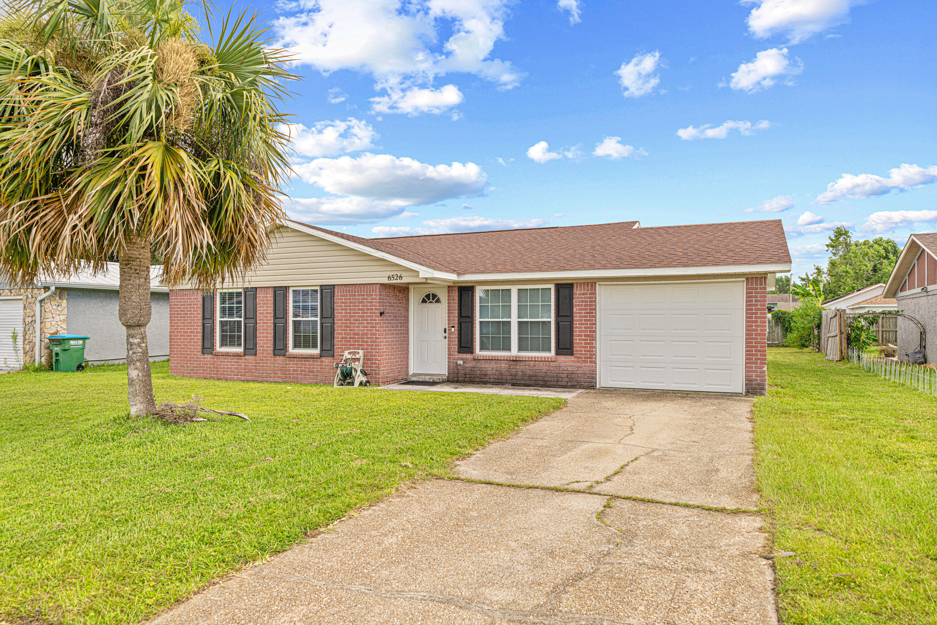 Welcome to 6526 Lance Street, a well maintained 3 bedroom 2 bathroom home built in 2017 and located just minutes from Tyndall Air Force Base and local shopping. This single level property features a functional split bedroom layout with an open living area and a spacious kitchen equipped with stainless steel appliances and generous cabinet space.The primary suite includes a double vanity, walk-in shower, and a large closet. Additional highlights include luxury vinyl plank flooring throughout the main living areas, a dedicated laundry room, and a fully fenced backyard with room for outdoor use or future improvements.No HOA. Located in Flood Zone X where lender required flood insurance is typically not necessary. Eligible for FHA, VA, and Conventional financing. Don't miss this opportunity, schedule an appointment today.