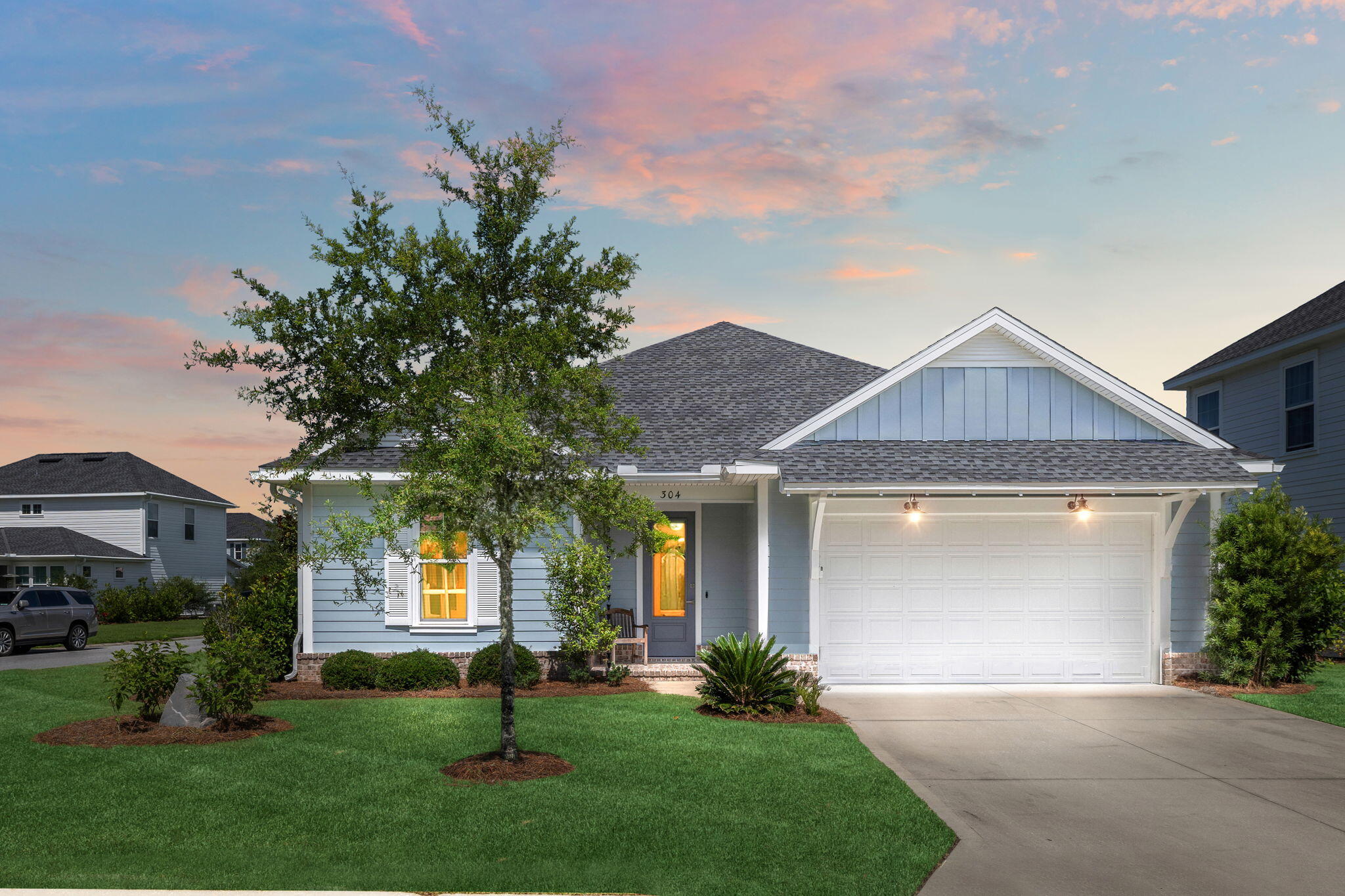 Discover coastal living at its finest at 304 Windrow Way, nestled in the Stillwater in the sought-after Watersound Origins, non-short term rental, community. This expanded Bella II floor plan offers single-story living with 3 bedrooms, 2.5 bathrooms, a dedicated office, and a 2-car garage. Designed with comfort and functionality in mind, the open-concept layout features 9' ceilings, quartz countertops in the kitchen and baths, soft-close wood cabinetry, stainless steel Bosch gas appliances, under-cabinet lighting, crown molding, and luxury vinyl flooring throughout the main living spaces.The thoughtful design continues outdoors with timeless heirloom brick, a gas stub for grilling, an irrigation system, and a spacious screened-in back porch--perfect for relaxing or entertaining. Located on a corner lot and across from a preserve area, 304 Windrow Way offers privacy and space. Having been a second home, this home is in exceptional condition and feels nearly new. Located in the heart of the Florida Panhandle, you'll enjoy easy access to world-class beaches, dining, shopping, and more.
Watersound Origins offers a vibrant lifestyle with amenities including the Village Commons pool and fitness center, miles of scenic nature trails, dock access to Lake Powell, golf opportunities, and much more.
All information is deemed reliable but should be independently verified by buyers or their representatives.