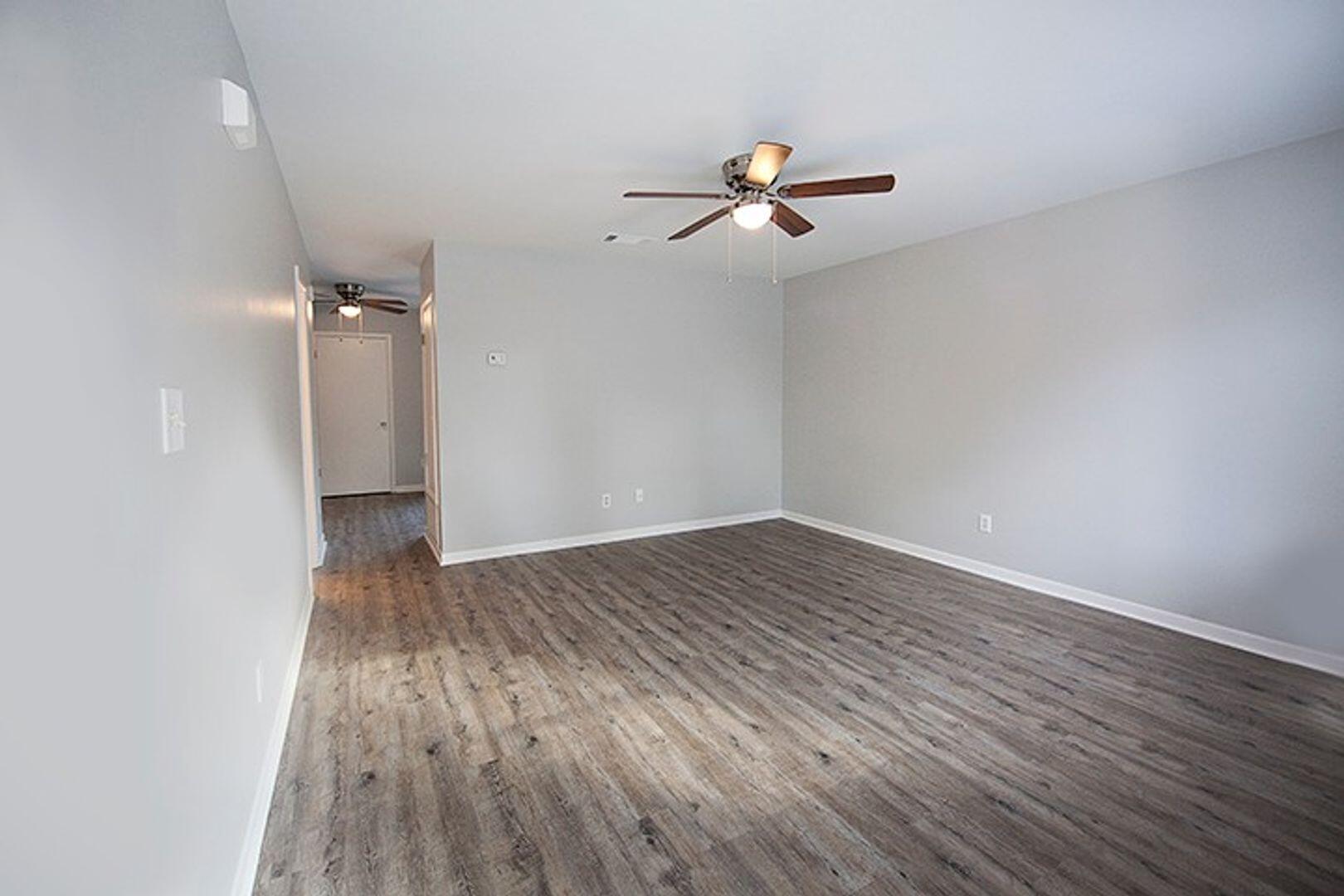 This wonderful townhome is just waiting for you to step inside and call it home. Within you'll discover how spacious it is with its 2 bedroom and full bathroom on the 2nd floor with new flooring and it's half bathroom resting on the ground. The ground floor also hosts the living room space, kitchen/dining room, as well as a room for washer/dryer all while sporting LVP flooring to really make it shine. Upstairs has all new flooring as well. The unit has also been repainted as well to make it feel all that brand new. As if this townhome didn't have enough to offer, this unit also hosts it's own front patio space and a small deck space in the back so you can enjoy the weather.