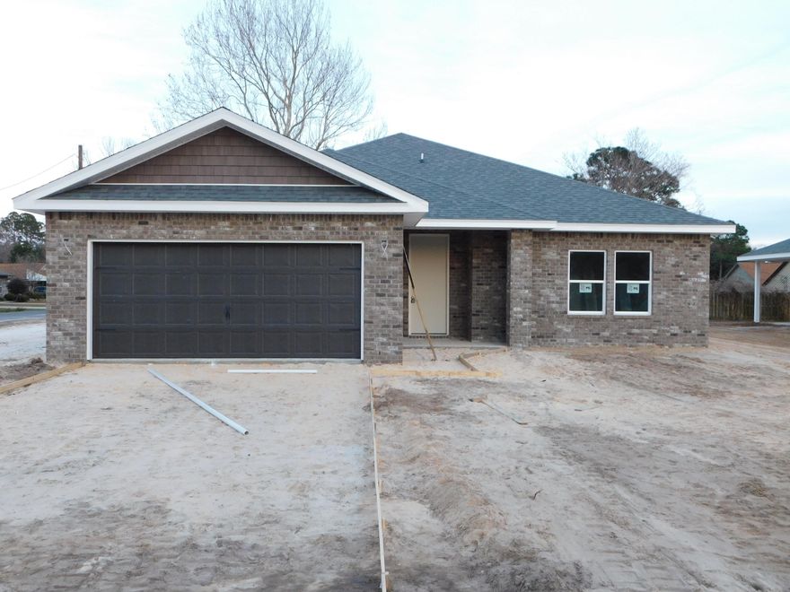 EXPECTED COMPLETION BY first week of Feb 2019! SAVE MORE BY BUYING NEW! LOWER INSURANCE AND LOWER UTILITY BILLS!Buying New saves $$$ on utilities & insurance! Located In the zone for 100% USDA Financing! With a full price offer, Builder pays all closing costs except for lender fees, credit report, prepaids/ins, reserves. See details in agent notes. Located close to Bases, Beaches and Shopping!!! This Affordable BRAND NEW HOME is Loaded w/Extras! This home has Granite Countertops in Kitchen, a Breakfast Bar, Wood Cabinets, Quality Fixtures, 10x20 back porch, tiled floors in foyer, kitchen, baths and Laundry Room. Master Bedroom is nicely sized. PHOTOS ARE OF ANOTHER HOME - INTERIOR FEATURES LIKE TRAYED CEILINGS AND CABINET COLORS WILL LIKELY BE DIFFERENT