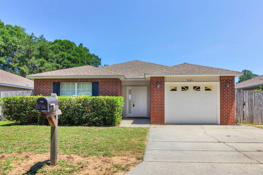 Welcome to this charming 3 bedroom, 2 bathroom home in Crestview, FL! This cozy house features a fenced yard, perfect for enjoying the outdoors in privacy. The patio is ideal for relaxing or entertaining guests. With a 1 car garage, you'll have plenty of space for parking and storage. Don't miss out on this opportunity to make this house your home in Crestview!Non-Restricted Breed pets allowed with photo proof and $400 non-refundable pet fee. No smoking or vaping in the property. Contact 850-786-1255 for showing or apply at rentwithbsr.com