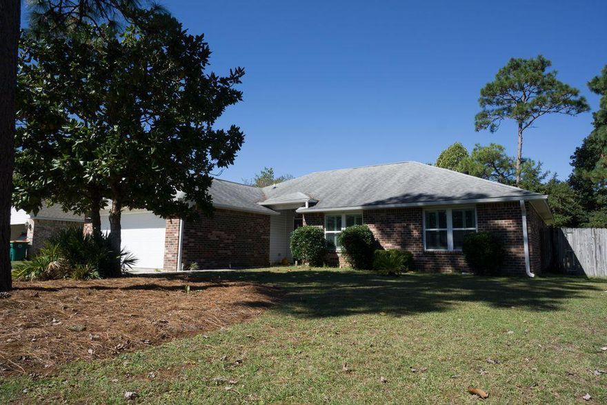 This beautiful newly remodel home is located in the really quiet neighborhood of Raintree Estates in Niceville, Florida. Neighborhood has beach park with dock and access to the Choctawhatchee Bay. Only a 5 mile drive to the beautiful beaches on the Emerald Coast.This 3 bedroom- 2 bathroom two car garage house has beautiful features and homeowners have put a lot of effort into maintaining home.Since 2013 homeowners have upgraded the following features.Laid new flooring in entire house: Travertine Tile and two colors of wood flooring throughout.Custom built in Laundry cabinets, custom designed fireplace and mantle, two remodeled bathrooms, big custom kitchen remodel with cabinets and new appliances, new impact windows throughout with plantation shutters, new French patio doors w/ bli