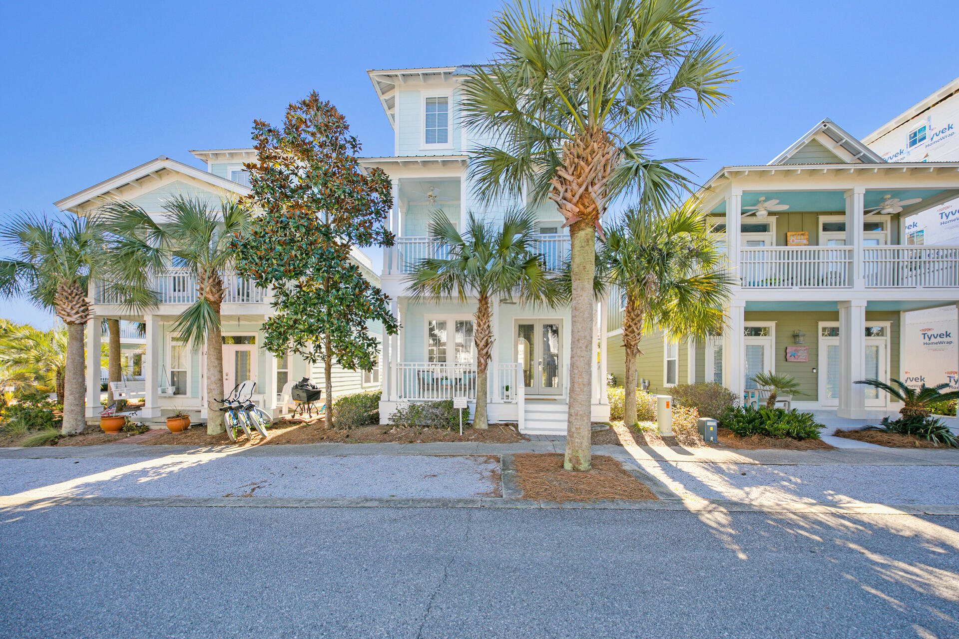 'Beach Days' is the Perfect Beach House Getaway for your Family or a Great Vacation Rental Property! This Beach Home is located in the highly sought after 30A Seacrest Beach Community! With 4 Bedroom/4.5 Baths this property has plenty of space for everyone with a well-designed floorplan over 3 levels! The Comfortable Living Area opens to an Oversized Gourmet Kitchen that has been updated with Granite Countertops, Stainless Steel appliances and freshly painted cabinets!  Along with a Large Dining Room and Powder Room, the Main floor features a full-size Laundry/Mud Room with Rear Door that leads to additional parking and an outdoor shower! The Second/Third Levels feature multiple covered decks and 4 bedrooms that all have ensuite bathrooms!