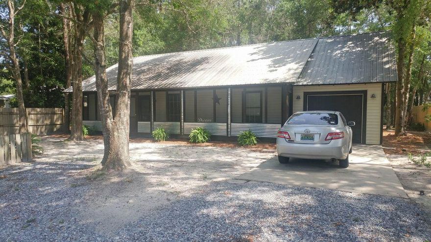 Adorable canal view 3 bedroom 2 bath home in Point Washington - No HOA - Completely redone within the last 4 months - Shiplap on several walls and ceilings - Minutes to the bay, 30-A shops and restaurants, and the beautiful white sands of the gulf - This cottage would make a perfect full time residence, part time retreat or rental - A must see!!!Buyer to verify all measurements and data.