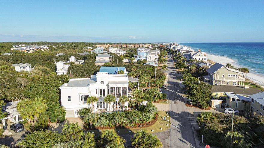 This sublime 4-bedroom, 4 full and 2 half bath modern luxury home located in Blue Mountain Beach, is perfectly positioned on its lot to capture breathtaking southwestern Gulf views and refreshing coastal breezes. Just steps from the sugar-white sand beaches via a deeded neighborhood walkover and beach access directly across the street.  This location offers both convenience and exclusivity.Designed with clean architectural lines and timeless elegance, this fully integrated smart home showcases high-end finishes, quality fixtures, top of the line appliances, elevator, and sophisticated coastal style throughout. Spacious living areas and carefully selected design details create an inviting atmosphere ideal for both relaxing and entertaining. The home is surrounded by lush, thoughtfully curated lighting and landscaping, creating a tranquil, oasis-like setting and an unparalleled sense of privacy from many of the outdoor living areas that is rare to find on 30A.  The serene courtyard boasts a pool, hot tub, fountains, outdoor shower, outdoor kitchen with grill and a fire pit.  
Offering the perfect blend of luxury, comfort, and coastal living, this exceptional property is well suited as a primary residence, second home, or premier investment opportunity.  This home is a must see, you won't be disappointed, schedule an appointment today!
