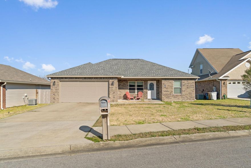 Adorable Patio Home in the delightful Shadow Lakes neighborhood. Split 3 bed& 2 bath with plenty of space in the open concept living room/kitchen area. Granite counters throughout and custom cabinets along with wood like tile in the living areas add that extra charm to this home. Also has trey ceilings in the living room and master bed with recessed lighting. Enjoy the sidewalks and take a stroll to the playground or lake that calls Shadow Lakes its home. This home is turnkey with minimal maintenance. Great location between the two breathtaking white sandy beaches of Pensacola & Navarre Beach! Call now to setup an appointment to view your new home!