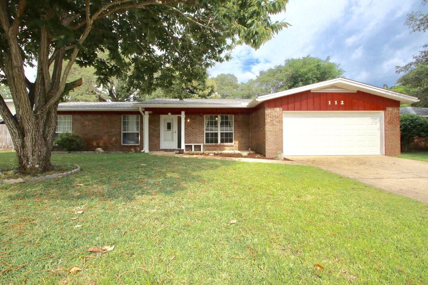 This is an absolutely charming 3 bedroom 2 bath home in Niceville close to schools, dining, entertainment and centrally located - close to Eglin, 7th Group and Duke Field. The home has new laminate flooring, new baseboards, and neutral paint colors throughout. Both bathrooms have new vanities, the master bath en suite has a walk-in shower and the hall bathroom is equipped with a tub/shower surround. The kitchen, nestled between the two living spaces has updated cabinetry, a gas stove, ample counter space and overlooks the private backyard. In the dining room there is a gas fireplace with built-in shelves for decorating. The living room is situated in the front of the home with a large picture window for ample natural light. Just off the kitchen is an additional living spac currently being used as a playroom for the homeowner's small child. This area would make a great office, workout space or craft area. 

The 3 bedrooms are all good sized, especially the master which currently fits a king size bed with plenty of space for the dresser and two night stands. 

Out back you will find a HOT TUB that conveys with the sale, an outdoor cooking area with wood burning fireplace, a pole barn, shed for storage and all wood privacy fenced with new sod. 

The home not only has been updated cosmetically, 2012 ROOF, 2012 HVAC, whole house generator, newer windows, and hurricane protection which brings the home insurance to $1125 (see documents). 

