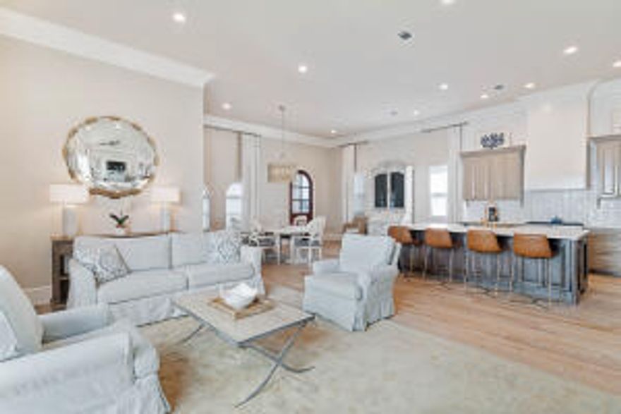 Fully remodeled, south of 30a, private pool, steps away from the white sand at Blue Mountain Beach!This house boast open concept living area, and new kitchen with all new appliances, 1st level king bedroom with a double shower. This large bedroom easily converts to a spacious office by utilizing the custom made king size Murphy bed, with built in book cases.Second level includes a luxurious master suit with a large walk-in closet. All new cabinetry, counters, and tile throughout the fully remodeled master bathroom. 2 guest suits are located on the second level, as well as the hallway laundry area that easily hides away. The third level nook offers a peekaboo water view of the gulf. The exterior renovation is to be complete by 10/8 *new heated pool, new fence and more, finishing soon*