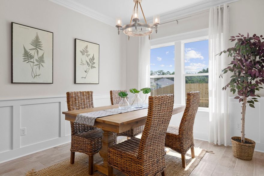 Welcome to Laguna Haven, Panama City Beach's newest 40 home gated community. Laguna Haven is conveniently located at the scenic and quieter West end of Panama City Beach - away from traffic and congestion. The Florence floor plan features 4 bedrooms, 2 full baths. Exterior features are cement hardie backer board siding, paved driveway, lush landscaping. Step inside the home to find wood-look porcelain tile, soaring 9-10 ft ceilings, crown molding, bull-nose corers for those extra touches of elegance & a designer lighting package. Short term rentals are allowed. Laguna Haven community includes lots of landscaped green space and the HOA covers the maintenance of two gated entries, the community lights, sidewalks and a covered mailbox area.