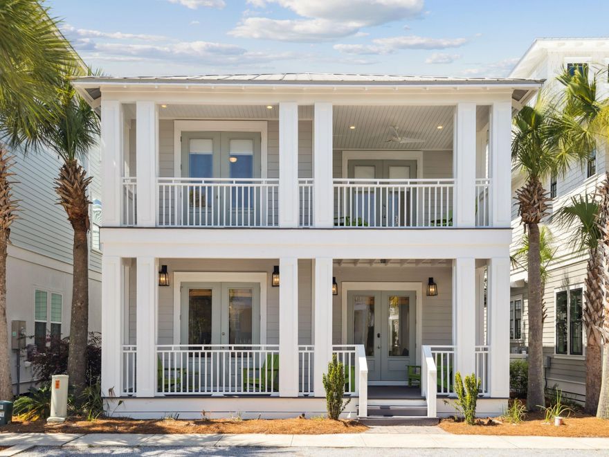 Tucked within the vibrant community of Seacrest Beach, this Seacrest Beach home is a thoughtfully reimagined five-bedroom, 4.5-bath coastal home offering elevated style and space across three beautifully appointed levels. Spanning three spacious levels and over 2,900 square feet, this residence is ideally suited for large gatherings, multiple families or savvy investors seeking a property with exceptional rental performance. The home has been thoughtfully updated throughout and is furnished with Pottery Barn and West Elm pieces, offering effortless style and laid-back luxury. The first level features an open-concept layout with a generous living room, dining area for ten, and a fully stocked kitchen outfitted with new appliances, quartz countertops, designer backsplash and high-end finishes. A master suite with newly renovated private bath and a half bath with stylish upgrades complete the main level, while a spacious front porch and rear access to a two-car garage create seamless indoor-outdoor living. On the second floor, you'll find three guest bedrooms, including two with private ensuites, plus a fun six-person bunk room. Two additional balconies offer peaceful spaces to unwind. The top floor provides a second living area with wet bar and access to a spacious deckperfect for enjoying sunset views over Seacrest Beach.

Affectionately known as 'Good Day Sunshine,' this residence has undergone extensive renovations, including all new furnishings, lighting, fresh paint inside and out, luxury vinyl plank flooring, updated bathrooms and a reimagined laundry room with new washer and dryer. Comfort extends outdoors with multiple covered porches, and convenience is unmatched thanks to deeded beach access, a community tram stop just outside the home, and a short walk to the iconic 16,000-gallon lagoon pool. The garage is stocked with beach gear and complimentary bikes, ideal for exploring the scenic Timpoochee Trail and neighboring destinations like Rosemary Beach, Alys Beach, and Seaside, Florida.

With a strong rental history, this turnkey home offers the perfect mix of investment potential and personal enjoyment. Whether you're searching for a luxurious second home or a proven vacation rental in one of 30A's most vibrant communities, Good Day Sunshine is a rare opportunity not to be missed.