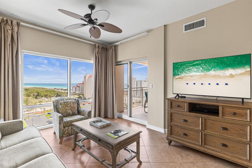 New Offering!  This 11th floor east facing condo presents gorgeous sunlit views of the gulf and preserve. Upon entering, you will be greeted by crisp new upgrades, including freshly refurbished cabinetry, all new gleaming stainless appliances, new furnishings, upgraded electronics, plus fresh paint and new window coverings throughout. Located in the much sought after Luau, you will enjoy an abundance of amenities, including a resort sized pool with waterfall, seasonal tiki bar to enjoy food and beverages, hot tub, outdoor grilling and lounge facility, covered parking, storage area for owner beach gear, fully equipped fitness center, sunset deck to enjoy breathtaking sunsets, PLUS, A WALKWAY TO YOUR 4 MINUTE STROLL TO THE BEACH where food, beach, entertainment, and water sports await
