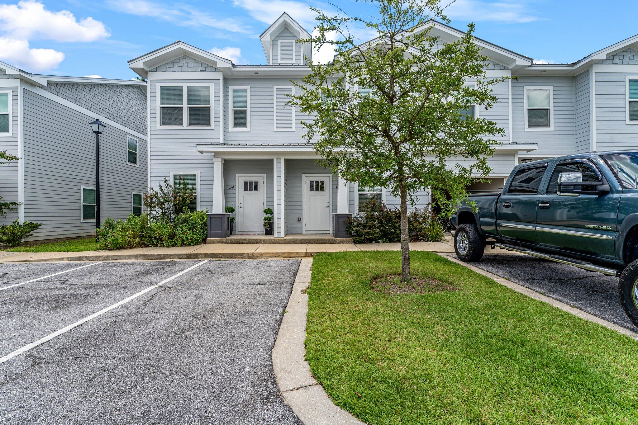 Experience the tranquil, relaxed lifestyle with the luxury of the beautiful white sandy beaches just down the road. You won't want to miss out on this opportunity! This townhouse has a covered, back porch area, quartz counter tops, LVP flooring throughout, all stainless appliances, mini blind window coverings, 3 beds / 2.5 baths.The Verandas has wonderful amenities for the entire family! Community pool, pickleball courts, basketball courts and playground.***Pictures are stock from exact floor plan. Finishings, interior colors and upgrades may vary.