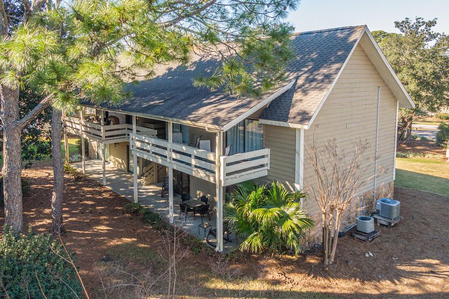 Rare opportunity to own a remarkable ground floor condo conveniently located in close proximity to the community pool and tennis court within Seascape. This charming villa would be a great second home or an income producing property with the potential to gross annual rental income projected at $33,000. The living room has a TV stand that folds out to a bed. Seascape Resort is a gated community that is loaded with amenities including 2,000 feet of beach access, an 18 hole golf course, tennis courts, basketball courts, a community pool, bike rentals and water sports. In addition to the many amenities, owners and guests can also enjoy the Seascape Towne Centre that features fine dining, an arcade, nightlife and retail shops.