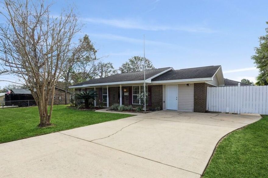 Back on market with NO FAULT TO SELLER. New Roof! New Water Heater!  Large FLAT Lot almost 1/2 an acre. NO HOA! This 5-bedroom, 3-bathroom Ranch style home has a split floor plan with 2-owner suites. One of the suites include a fireplace. The living room also has a fireplace and large entertainment center. You will instantly fall in love with the Kitchen in this home. It is fully equipped with all stainless-steel appliances, double oven, black granite, breakfast bar, over the range microwave and a French door refrigerator that all convey with the purchase of the home.