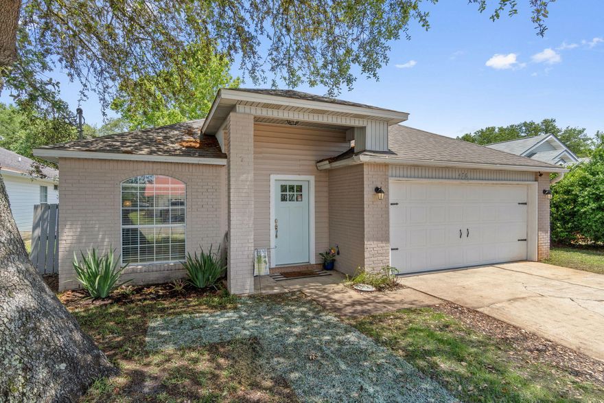 Welcome home to this renovated pool home just minutes (less than 1.3 miles!) from Hurlburt Field and just a few miles from tons of restaurants, entertainment options, and some of the most beautiful Florida beaches! This lovely home features an open concept floor plan featuring 2 massive living spaces, 3 bedrooms PLUS an office (currently a home gym) that can be used as a 4th bedroom, and a lovely outdoor entertaining space to enjoy those hot Florida summers! Have peace of mind with a roof and water heater just installed in 2021.Enter inside and enjoy the functional foyer with a shiplapped adorned wall and custom entry bench and storage area. Continue inside and you'll find the first family room open to the dining space with a trey ceiling, a great multipurpose room to suit your needs! From there you'll walk into the open concept kitchen where you'll find quartz countertops, lovely glass subway tile backsplash, stainless appliances, a kitchen island and pantry under a soaring vaulted ceiling. Facing the second family room you'll love spending time in this space and be sure to appreciate the updated custom fireplace mantle and stone surround.

This home features a split floor plan with two bedrooms and a full bathroom (also with matching quartz counters) on one side of the home featuring great sized rooms and ample closet space, and the master bedroom and bonus room on the other (the latter of which both have doors to the outside of the house). The owner's suite is a great sized retreat with a vaulted ceiling, huge 9.5x6.5 walk in closet, and a en suite with double vanity quartz countertops, tile floors, and a stand up shower as well as a bath tub/shower combo.

Outside you'll love entertaining and relaxing in this Florida oasis! Choose to relax on the back patio under the sun shade, or make your way up to the new pool deck surrounding the above ground pool to cool off during those hot Florida summer days!