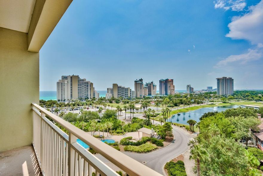 As soon as you step through the door of this 7th floor condo, you enter a spacious studio with space for relaxing and a kitchenette for preparing breakfast and light meals. Enjoy Gulf and Resort views to wake up to or while relaxing on the sofa. Head down to the remarkable lagoon pool with its swim-under waterfall that is the hub of Luau. Make use of the fitness center and gas grill area. A quick walk and you'll be sinking your toes into the soft white sand and diving into the emerald waves. Ideal as an investment, you may even be tempted to keep part of this beach condo for your own private use. There are an endless amount of recreational activities within Sandestin Golf & Beach Resort including tennis, four golf courses, fishing, boating and water sports at Baytowne Wharf and Marina.