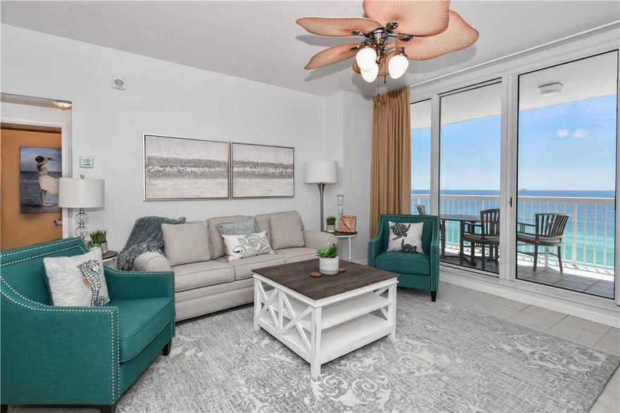 BREATHTAKING views of the gulf from every room! This recently updated condo leaves nothing to do but start enjoying the beach lifestyle. A rental powerhouse with easy access to all that Destin has to offer and to all of Silver Beach Tower Resort's on-site amenities, including two beachfront pools and complimentary seasonal beach service.This newly renovated unit has a coastal feel and an inviting open-concept living area. Floor-to-ceiling windows that open directly onto the beachfront balcony. The kitchen is a generous size with new appliances. The master bedroom has private access to the beachfront balcony. The master bathroom features a large jacuzzi bathtub, tiled walk-in shower and double vanity. The guest bedroom also has private access to the balcony and gulf views.