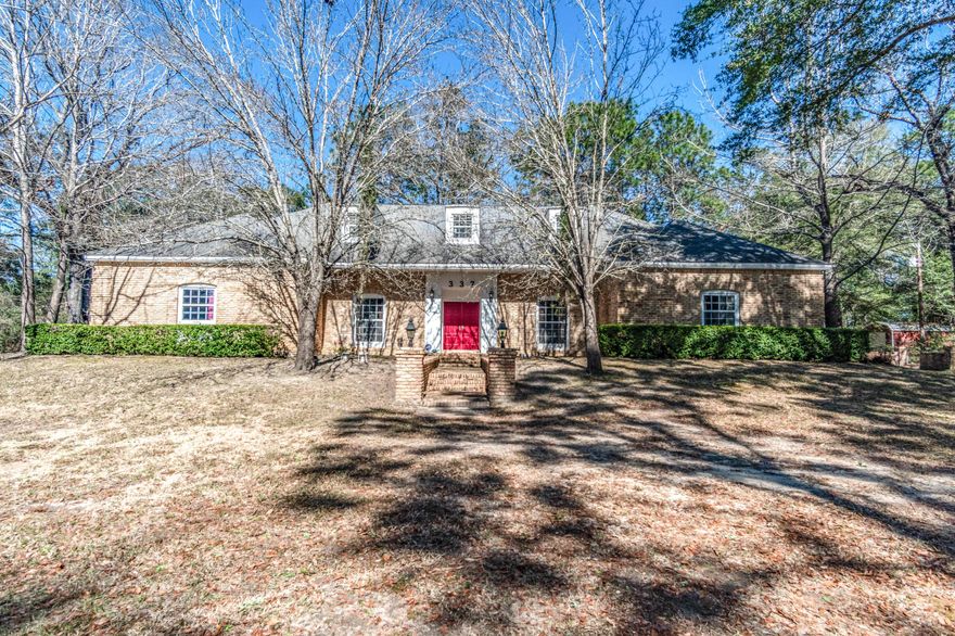 Nestled in beautiful, historic Crestview this 5 bed/5bath home sits on just over 2.2 acres! The French Provincial design offers so much character outside and inside alike. Upon entering, you are greeted by a grand foyer situated just between the formal living & dining rooms. This home boasts a split floorplan with bedrooms and bathrooms down and a potential second master suite or flex space with full bath upstairs. Within the kitchen you will find stainless steel appliances, granite countertops, and ample storage here and throughout the home. Spanning the family room, kitchen, and patio you will notice over 40,000 Chicago bricks. Enjoy the enclosed FL room that overlooks the large patio and spacious backyard. Home features: 2 water heaters, 2 A/Cs. Shed conveys. See the more tab: