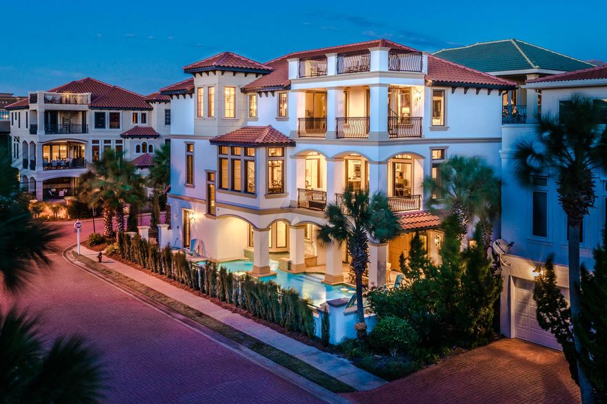 Great established rental property. 2015 rentals of 289k, and 2016 rentals of 264k. Wahoo Yahoo is one of the premier vacation rentals in the Destin area with an established rental history and carefully laid out to accommodate large groups in luxurious fashion. This exceptional home boasts an over the top private pool, rooftop deck with incredible Gulf views, large, open gathering spaces, elevator, and incredible detail throughout the home. The first floor billiard and foosball room lead out to the pool for a recreation area unmatched in the Destiny by the Sea community. Neighborhood beach access is conveniently located just a few houses down, and the privacy this gated community affords to homeowners and renters alike is unmatched in the Destin area.