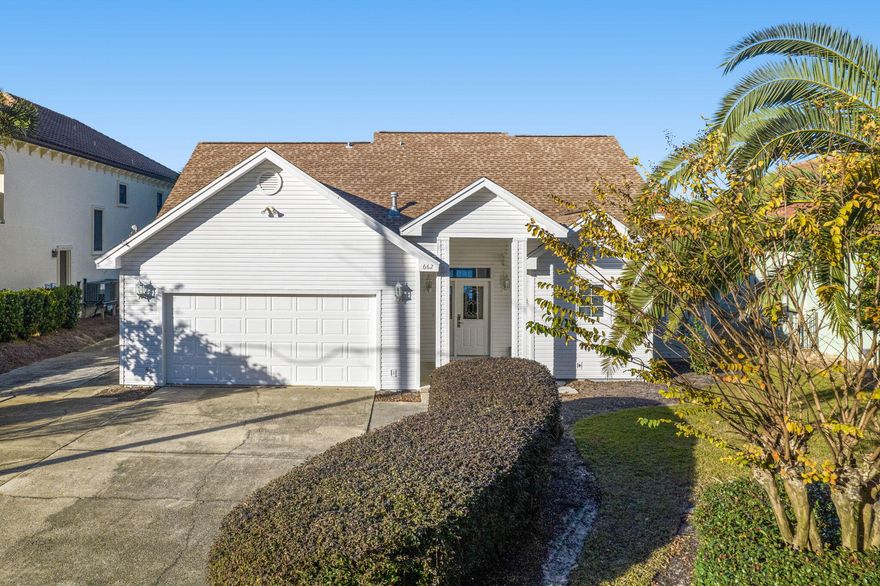 This three-bedroom, two-and-a-half-bath home is situated bayfront, boasting views of the bay from every room. Not only is this beautiful home abundant in features, but it also has an oversized sunning deck, covered boat lift with electricity, swim dock, and crystal-clear waters for swimming. A boardwalk extends along the entire length of the waterfront seawall. The kitchen comes equipped with new appliances and is complemented by a spacious laundry room and an expansive covered porch that measures 29.3 x 16 feet. The conveniently located master suite on the first floor includes two large closets, one of which is a 9x7.7-foot walk-in. Unwind on your back patio and revel in the breathtaking views of Choctawhatchee Bay. 'Location is paramount,' and this property certainly highlights