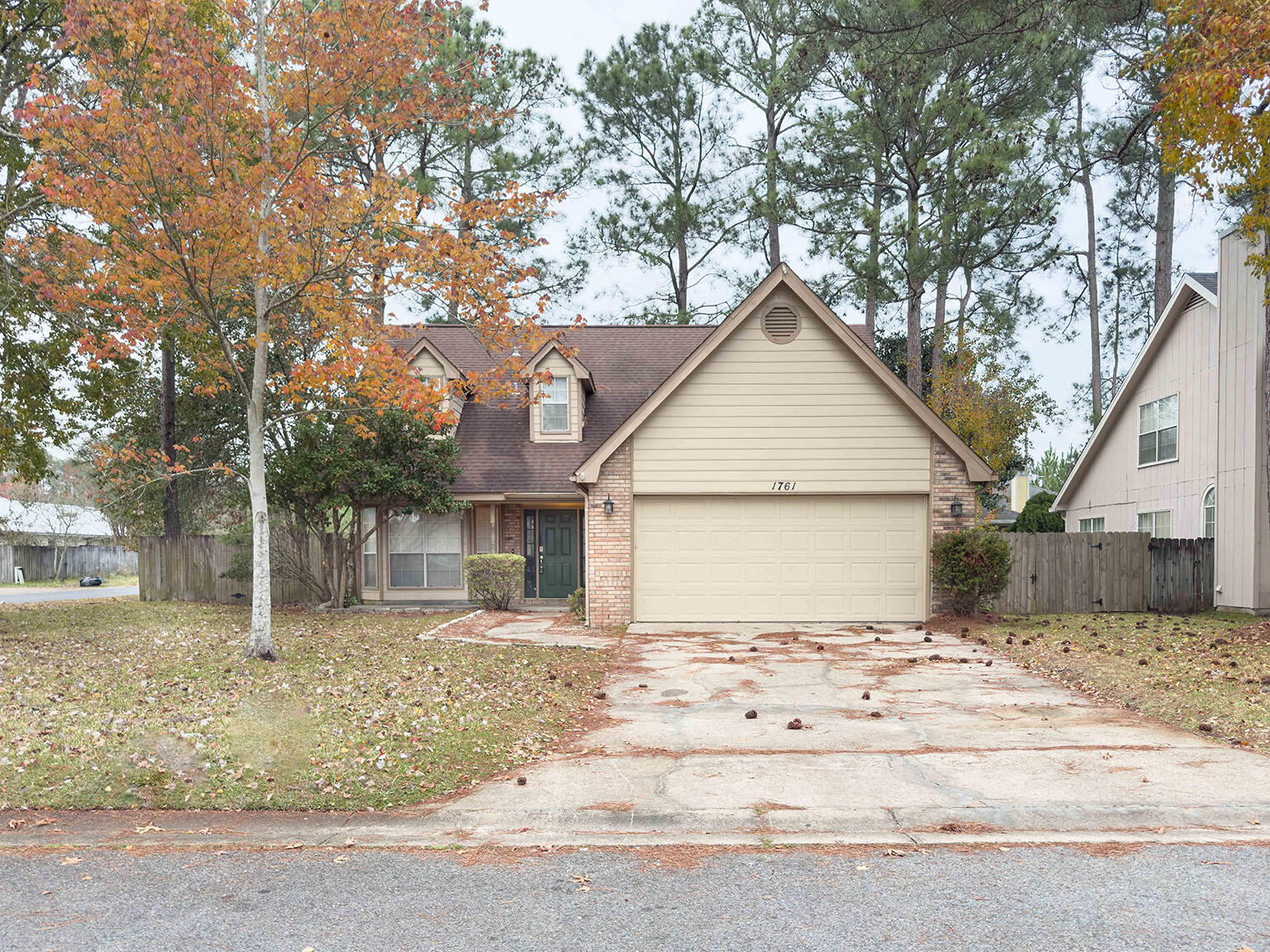 This corner-lot home in a cul-de-sac features a fenced backyard, durable flooring, and a carved mantle fireplace. The kitchen includes white cabinets, a breakfast bar, and a pantry. The first-floor master suite offers a walk-in closet and jacuzzi tub. Upstairs has four bedrooms with wood floors and a balcony. A two-car garage with attic storage completes the home, conveniently located between Hurlburt Field AFB and Eglin AFB. All Coastal Realty Services residents are enrolled in the Resident Benefits Package (RBP) which includes renters insurance, HVAC air filter delivery (for applicable properties) and our best-in-class resident rewards program, and much more!