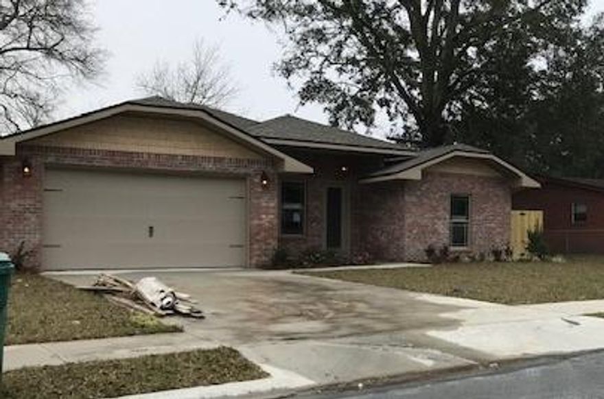 Awesome floor plan offered by 2018 Parade of Homes winning builder! This 4/3 custom brick home has super curb appeal, and is being constructed on large corner lot. Convenient location near shopping, beaches and both bases. There are 10 Ft. Ceilings w/ impressive crown molding, plank tile flooring throughout the main living and wet areas, and 5 1/4'' baseboard, throughout. As you enter the home, through the covered front porch, the formal dining room is on your left. As you continue down the hallway, you will then enter the chef's delight kitchen which boasts custom maple cabinetry, granite countertops, 2 large pantry's, and stainless appliances (including an oversized commercial grade refrigerator/ freezer).